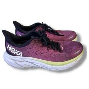 Hoka One One Women's Size 7 B Clifton 8 Purple Running Shoe 1119394 BGIR Sneaker